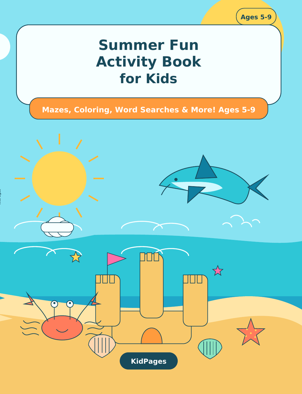 Summer Fun Activity Book for Kids